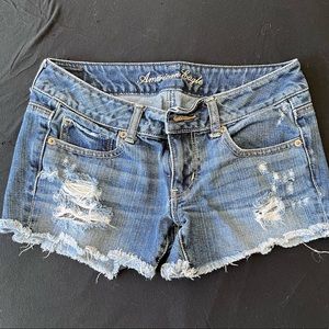 American eagle jean shorts